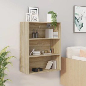 VidaXL Ντουλάπι Τοίχου Κρεμαστό Sonoma Δρυς 69,5 x 32,5 x 90 εκ.