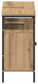 vidaXL Ντουλάπι νιπτήρα μπάνιου με ράφι artisan δρυς 80 x 30 x 60 cm