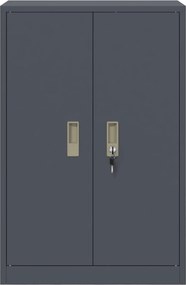 vidaXL Ντουλάπι αποθήκευσης με αποθήκευση Ανθρακί 60 x 40 x 90 cm