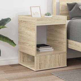vidaXL End Table Δρύς Sonoma 40 x 40 x 56 εκ. Επεξεργασμένο ξύλο