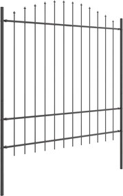 vidaXL Φράχτης Κήπου 4 pcs Γκρι 170 x 215 cm