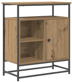 vidaXL Πλαϊνό γραφείο artisan δρυς 69 x 35 x 80 εκ Επεξεργασμένο ξύλο