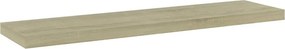 vidaXL Ράφια Βιβλιοθήκης 4 τεμ. Sonoma Δρυς 40x10x1,5 εκ. Επεξ.Ξύλο