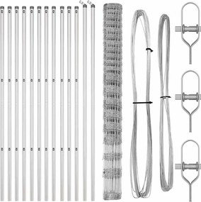 vidaXL Στύλος Περιφράξεων Γαλβανισμένο 25 x 1,6 μ Ατσάλι