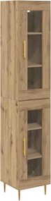 vidaXL Highboard 2 pcs Artisan Oak 34,5 x 34 x 180 εκ.