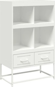 vidaXL Ντουλάπι Λευκό 68x39x111,5 εκ. από Χάλυβα
