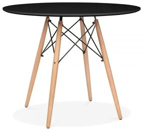 Τραπέζι Fiorino Round-Μαύρο  Mήκος 80.00 Βάθος 80.00  Ύψος 76.00 16614059
