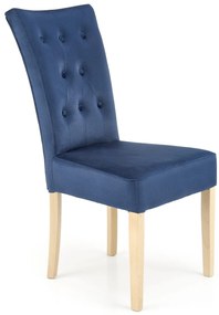 VERMONT chair, honey oak / dark blue Monolith 77