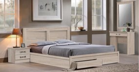Σετ υπνοδωματίου Mesa C118 Ε-00014840,Ε-00014843,Ε-00014839,Ε-00014845, Sonoma οξιά, Πλαστικοποιημένη μοριοσανίδα, Καθρέφτης, Τάβλες για Κρεβάτι