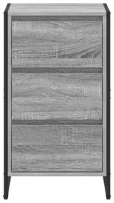 vidaXL Πλαϊνό γραφείο με συρτάρι Γκρίζο Σονομα 42 x 36 x 75.5 εκ.