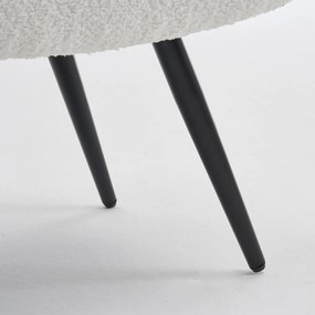 Υποπόδιο Μπουκλέ (60x40x38) Spitishop Ease White