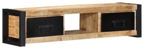 ντουλάπι τηλεόρασης vidaXL 100x30x25 cm Στερεό ακατέργαστο ξύλο Mango