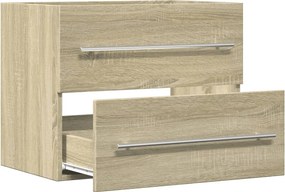 vidaXL Ντουλάπι Νιπτήρα Sonoma Δρυς 60 x 38,5 x 48 εκ. από Επεξ. Ξύλο