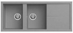 Νεροχύτης κουζίνας UNICO 500 Titanium 73 ELLECI 116x50cm