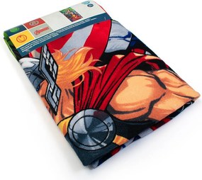 Παιδική Πετσέτα Θαλάσσης Microfiber (70x140) Dimcol Avengers 670 Blue