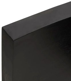 Επιφ Τραπεζιού Αν Καφέ 180x50x(2-6)εκ.Ακατέργ. Μασίφ Ξύλο Δρυός - Καφέ