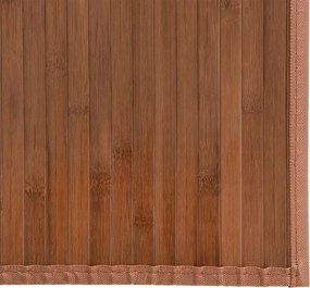 vidaXL Χαλί Ορθογώνιο Καφέ 80 x 1000 εκ. Μπαμπού