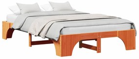 vidaXL Σκελετός Κρεβατιού Καφέ κεριού 197 x 147 x 30 εκ.