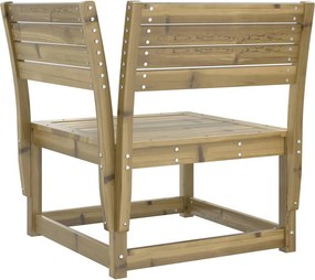 vidaXL Καναπές Κήπου Γωνιακός 73x73x78 εκ. Επεξ. Πεύκου