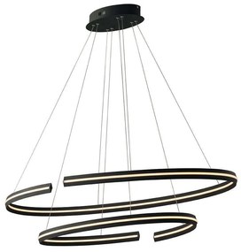 Φωτιστικό Οροφής Led-Clarke-S120 Black Luce Ambiente Design Aluminium