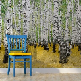 Φωτοταπετσαρία - In birch grove... 250x193