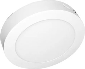 LED Panel Slim Επίτοιχο Στρογγυλό 14W θερμό φως 3000K 950lm Λευκό