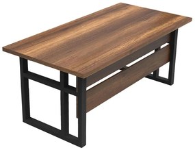 Γραφείο 956LCS1104 180x90x73cm Walnut-Black