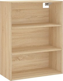 vidaXL Ντουλάπι Sonoma δρυς 69,5 x 34 x 180 εκ. από Επεξεργασμένο Ξύλο