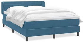 ΚΡΕΒΑΤΙ BOXSPRING ΜΕ ΣΤΡΩΜΑ ΣΚΟΥΡΟ ΜΠΛΕ 160X210 ΕΚ. ΒΕΛΟΥΔΙΝΟ 3317617