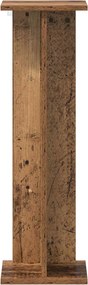 vidaXL Βάση φυτών Παλαιωμένο ξύλο 25 x 25,5 x 80,5 εκ.