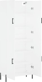vidaXL Ντουλάπι Λευκό 69,5x34x180 εκ. από Επεξεργασμένο Ξύλο