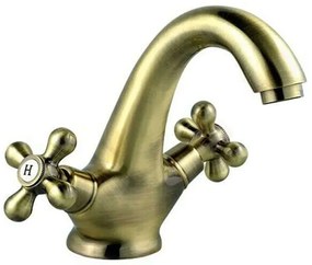Μπαταρία Νιπτήρος Antica BAI2BR Old Bronze Ferro Μέταλλο