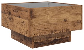 vidaXL Τραπεζάκι σαλονιού Παλαιό ξύλο 50 x 50 x 30 εκ