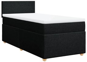 ΚΡΕΒΑΤΙ BOXSPRING ΜΕ ΣΤΡΩΜΑ ΜΑΥΡΟ 90X190 ΕΚ.ΥΦΑΣΜΑΤΙΝΟ 3286530