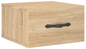 vidaXL Κομοδίνα Επιτοίχια Sonoma Δρυς 35 x 35 x 20 εκ.