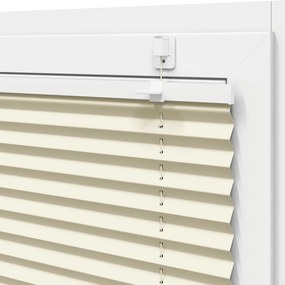 VidaXL Πλισέ περσίδα Κρέμα 85x200 cm Πλάτος υφάσματος 84,4 cm