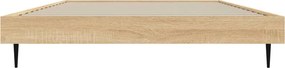 vidaXL Πλαίσιο Κρεβ. Χωρ. Στρώμα Sonoma Δρυς 90 x 190 εκ. Επεξ. Ξύλο