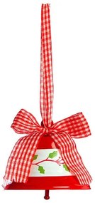 JΚ Home Décor - Κουδουνάκι Μεταλλικό Κόκκινο 7.5x5cm
