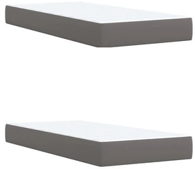 ΚΡΕΒΑΤΙ BOXSPRING ΜΕ ΣΤΡΩΜΑ ΓΚΡΙ 200X200 ΕΚ. ΣΥΝΘΕΤΙΚΟ ΔΕΡΜΑ 3286138