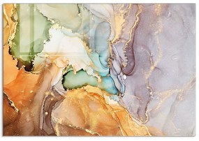 Πίνακας Γυάλινος 695CRS1259 70x50cm Multi Wallity Οριζόντιοι Glass