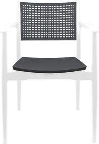 Καρέκλα Best Fylliana Λευκό - Ανθρακί 57,5x55x80 εκ. 57.5x55x80 εκ.