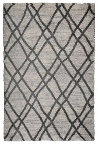 Χαλί (133x190) Βιοκαρπέτ Fluffy 369B White/Grey