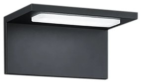 Επιτοίχια Απλίκα Ανθρακί 16xH21cm Εξ.Χώρου IP54 LED 6w 3000K 700lm Trio Lighting Trave 228760142