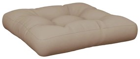 vidaXL Μαξιλάρι Παλέτας Taupe 60 x 61,5 x 10 εκ. Υφασμάτινο
