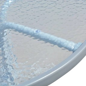vidaXL Τραπέζι Bistro Γκρι 80 x 71 εκ. Ατσάλινο