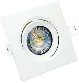 Χωνευτό Σποτ Φωτιστικό Οροφής LED CCT SMD 12W 3000K-6000K IP44 Λευκό Epistar 6448 Spotlight 6448 Λευκό