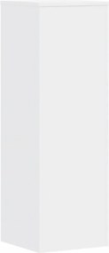 vidaXL Βάσεις Φυτών 2 τεμ. Λευκές 33x33x100 εκ. από Επεξεργασμένο Ξύλο