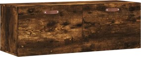 vidaXL Ντουλάπι Τοίχου Καπνιστή δρυς 100x36,5x35εκ. Επεξεργασμένο Ξύλο