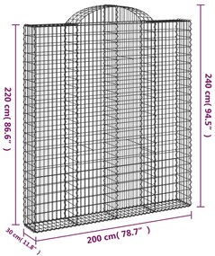 ΣΥΡΜΑΤΟΚΙΒΩΤΙΑ ΤΟΞΩΤΑ 4 ΤΕΜ. 200X30X220/240 ΕΚ. ΓΑΛΒΑΝ. ΑΤΣΑΛΙ 3146238