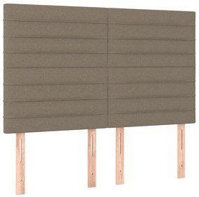 ΚΡΕΒΑΤΙ BOXSPRING ΜΕ ΣΤΡΩΜΑ TAUPE 140X200 ΕΚ. ΥΦΑΣΜΑΤΙΝΟ 3137241